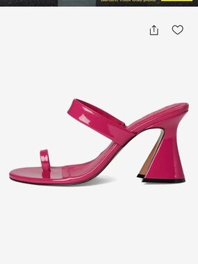Steve Madden Renie Patent Pink Heeled Sandal